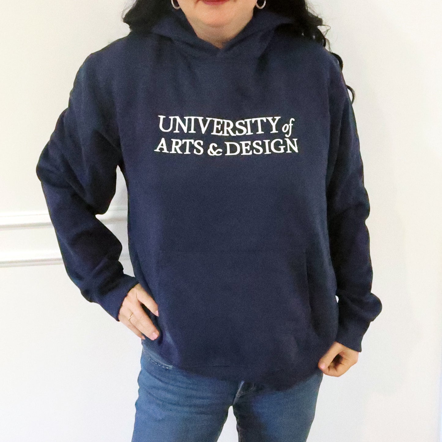 University of Arts & Design Embroidery Hoodie - Navy