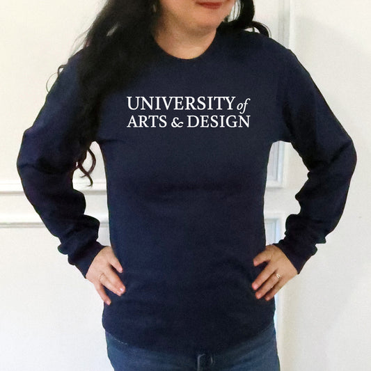 University of Arts & Design Long Sleeve Top- Navy