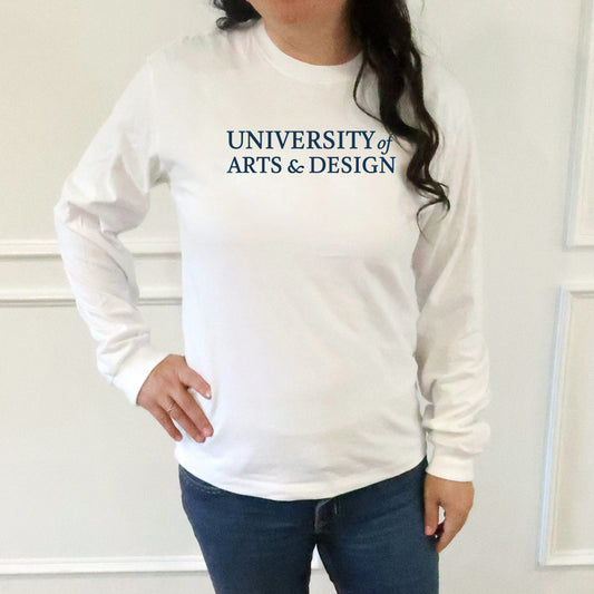 University of Arts & Design Long Sleeve Top- White